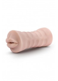 Телесный мастурбатор-ротик Nicole Vibrating Masturbator - Blush Novelties - в Нижневартовске купить с доставкой