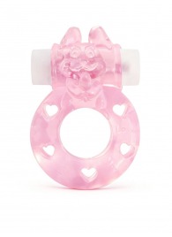 Розовое эрекционное виброкольцо в форме зайчика - 1137 - в Нижневартовске купить с доставкой