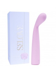 Розовый изогнутый вибратор Selove TouchBend SE100 - 17,5 см. - Selove