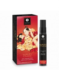 Оральный спрей Waves of Pleasure с ароматом клубники и шампанского - 20 мл. - Shunga - купить с доставкой в Нижневартовске