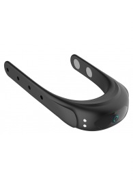 Черное эрекционное виброкольцо на ремешках - Boys of Toys - в Нижневартовске купить с доставкой