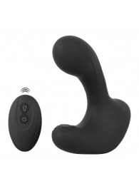 Черная анальная вибропробка с функцией расширения RC Butt Plug with 3 functions - Orion - в Нижневартовске купить с доставкой
