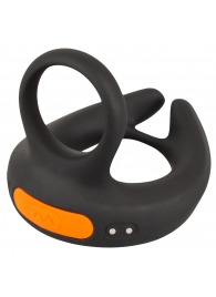 Черный вибростимулятор мошонки RC Scrotum Stimulator with Vibration - Orion - в Нижневартовске купить с доставкой