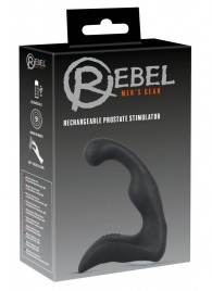 Черный перезаряжаемый стимулятор простаты с вибрацией - 14,6 см. - Orion - в Нижневартовске купить с доставкой