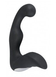 Черный перезаряжаемый стимулятор простаты с вибрацией - 14,6 см. - Orion - в Нижневартовске купить с доставкой