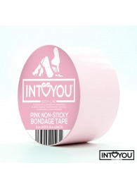 Розовый скотч для фиксации Non-Sticky Bondage Tape - 15 м. - Intoyou - купить с доставкой в Нижневартовске
