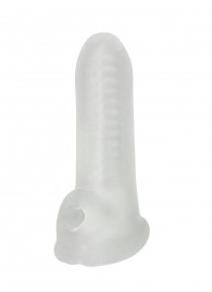 Белый фаллоудлинитель Striker - 13,5 см. - Lola Games - в Нижневартовске купить с доставкой