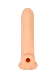 Телесный фаллоудлинитель Titan - 16,5 см. - Lola Games - в Нижневартовске купить с доставкой