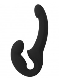 Черный безремневой страпон Share Lite - Fun Factory - купить с доставкой в Нижневартовске