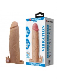 Телесная насадка на пенис Xerxes - 22 см. - Baile - в Нижневартовске купить с доставкой