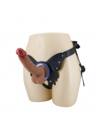 Поясной страпон Wells: трусики в форме бабочки и фаллоимитатор-насадка - Baile - купить с доставкой в Нижневартовске