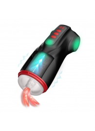 Интерактивный мастурбатор Raven с вакуумом, вибрацией и подсветкой - Shots Media BV - в Нижневартовске купить с доставкой