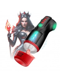 Интерактивный мастурбатор Raven с вакуумом, вибрацией и подсветкой - Shots Media BV - в Нижневартовске купить с доставкой