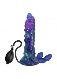 Фиолетовый яйцеродящий фаллоимитатор Duskwalker Sentinal на присоске - 22,4 см. - Baile - купить с доставкой в Нижневартовске