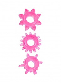 Комплект из трех розовых эрекционных колец - Erowoman-Eroman - в Нижневартовске купить с доставкой