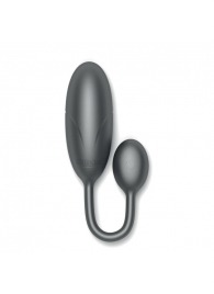Черное тихое виброяйцо с управлением через приложение - Oninder