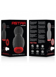 Черно-красный мастурбатор с вибрацией и всасыванием - JAMYJOB - в Нижневартовске купить с доставкой