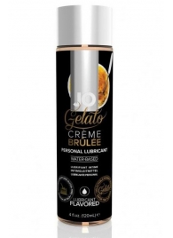 Лубрикант с ароматом крем-брюле JO GELATO CREME BRULEE - 120 мл. - System JO - купить с доставкой в Нижневартовске