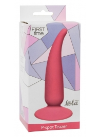 Розовая анальная пробка P-spot Teazer Pink - 12,2 см. - Lola Games - в Нижневартовске купить с доставкой