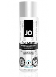 Охлаждающий лубрикант на силиконовой основе JO Personal Premium Lubricant Cooling - 60 мл. - System JO - купить с доставкой в Нижневартовске