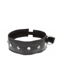 Полиуретановый ошейник с пуклями Collar with Studs - Blush Novelties - купить с доставкой в Нижневартовске