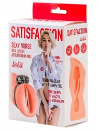 Мастурбатор с виброкольцом Satisfaction Magazine Nurse - Lola Games - в Нижневартовске купить с доставкой