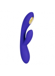 Фиолетовый вибратор с функцией электростимуляции Intimate E-Stimulator Dual Wand - 21,5 см. - California Exotic Novelties - купить с доставкой в Нижневартовске