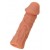 Телесная реалистичная насадка KOKOS Extreme Sleeve 05 с дополнительной стимуляцией - 12,7 см. - KOKOS - в Нижневартовске купить с доставкой