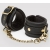 Черные наручники Bound to You Faux Leather Wrist Cuffs - Fifty Shades of Grey - купить с доставкой в Нижневартовске