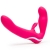 Ярко-розовый безремневой страпон Rechargeable Vibrating Strapless Strap-On - Happy Rabbit - купить с доставкой в Нижневартовске