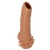 Телесная насадка с усиками и открытой головкой Nude Sleeve S - 10 см. - KOKOS - в Нижневартовске купить с доставкой