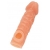 Телесная закрытая насадка с шершавой головкой Cock Sleeve Size M - 15,6 см. - KOKOS - в Нижневартовске купить с доставкой