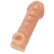 Телесная закрытая насадка с шишечками Cock Sleeve Size L - 17,6 см. - KOKOS - в Нижневартовске купить с доставкой
