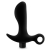 Черный анальный вибратор Silicone Vibrating Prostate Massager 01 - 10,8 см. - Blush Novelties - в Нижневартовске купить с доставкой