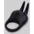 Черное эрекционное виброкольцо Sensation Rechargeable Vibrating Rabbit Love Ring - Fifty Shades of Grey - в Нижневартовске купить с доставкой