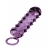 Закрытая фиолетовая насадка с пупырышками SAMURAI PENIS SLEEVE PURPLE - 14,5 см. - NMC - в Нижневартовске купить с доставкой