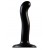 Черный фаллоимитатор-насадка Strap-On-Me P G spot Dildo size S - 16,4 см. - Strap-on-me - купить с доставкой в Нижневартовске