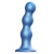 Голубая насадка Strap-On-Me Dildo Plug Balls size S - Strap-on-me - купить с доставкой в Нижневартовске