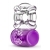 Фиолетовое эрекционное виброкольцо Pleaser Rechargeable C-Ring - Blush Novelties - в Нижневартовске купить с доставкой