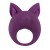 Фиолетовое перезаряжаемое эрекционное кольцо Kitten Kiki - Lola Games - в Нижневартовске купить с доставкой