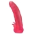 Розовая насадка для страпона с клиторальными лепестками - 18,5 см. - LOVETOY (А-Полимер) - купить с доставкой в Нижневартовске