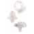 Набор из 3 прозрачных эрекционных колец с вибрацией Teasers Ring Kit - Chisa - в Нижневартовске купить с доставкой
