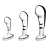 Набор из 3 стальных стимуляторов простаты Stainless Steel P-spot Training Set - b-Vibe - в Нижневартовске купить с доставкой