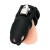 Черная клетка для пениса Silicone Small 2 in Cock Cage With Ball Divider - BlueLine - купить с доставкой в Нижневартовске