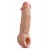 Телесная насадка-удлинитель Intrepid 9.25 Inch Realistic Penis Extender Sleeve - 23,5 см. - Blush Novelties - в Нижневартовске купить с доставкой