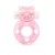 Розовое эрекционное виброкольцо в форме мишки - 1137 - в Нижневартовске купить с доставкой