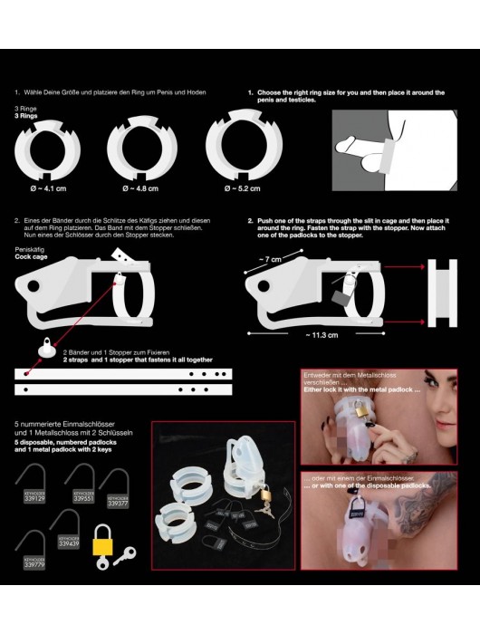 Набор для мужского пояса верности Cock Cage Set - Orion - купить с доставкой в Нижневартовске