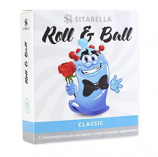 стимулирующий презерватив-насадка Roll   Ball Classic - Sitabella - купить с доставкой в Нижневартовске