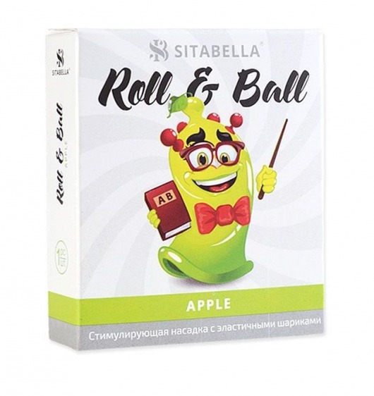 Стимулирующий презерватив-насадка Roll   Ball Apple - Sitabella - купить с доставкой в Нижневартовске