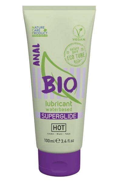 Интимный увлажняющий анальный гель BIO SuperGlide - 100 мл. - HOT - купить с доставкой в Нижневартовске